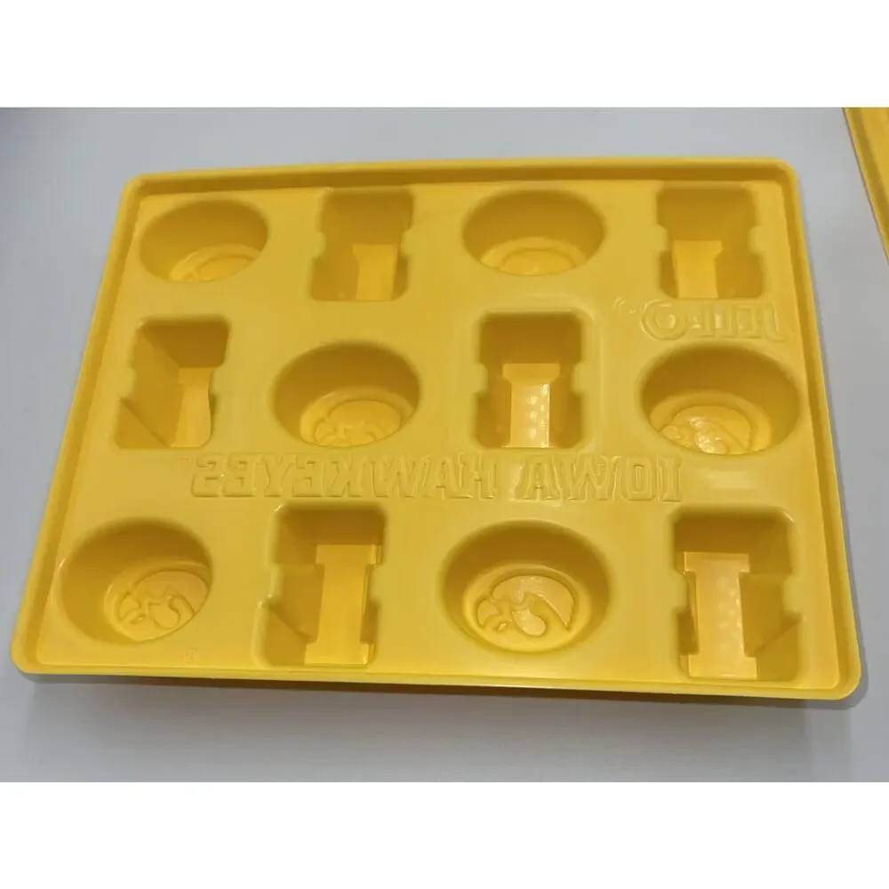 IOWA Hawkeyes JELL-O Jigglers‎ Molds Jello Shot Molds Set Of 6